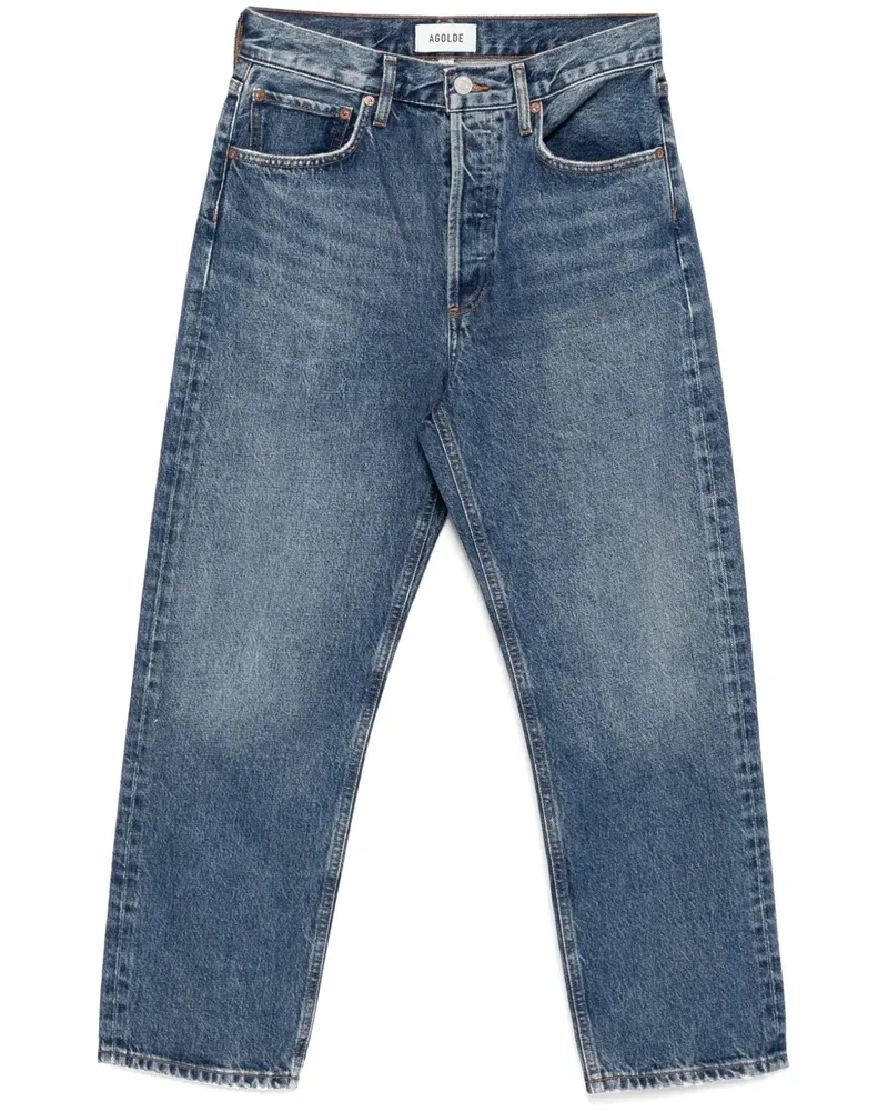 AGOLDE Gerade Jeans im 90s-Style - Blau Blau