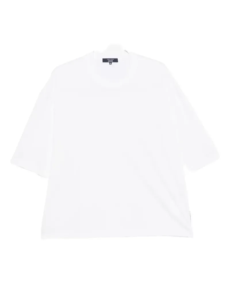 Comme des Garçons logo-patch oversized T-shirt - Schwarz Schwarz