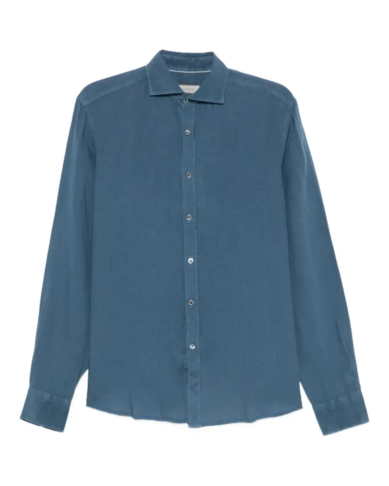 Canali long-sleeve shirt - Blau Blau