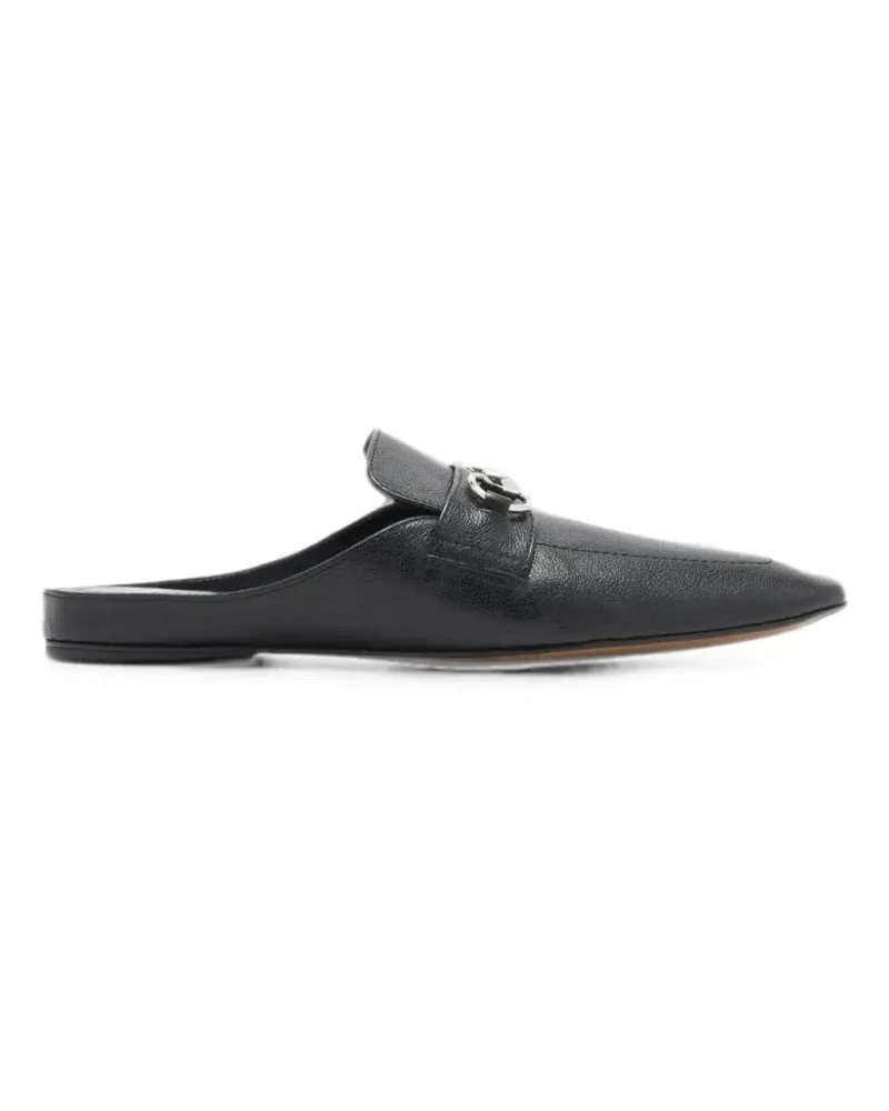Gucci Ragazzo Horsebit mules - Schwarz Schwarz