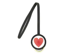Schlüsselanhänger mit Herzmotiv - Schwarz