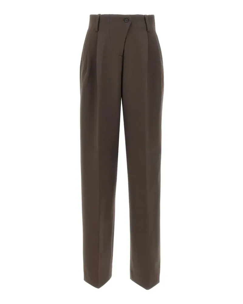 IRO Ascend pleated trousers - Braun Braun