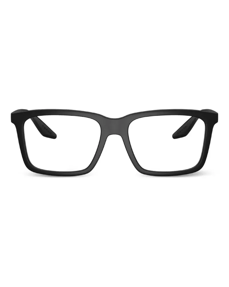 Prada rectangle-frame glasses - Schwarz Schwarz
