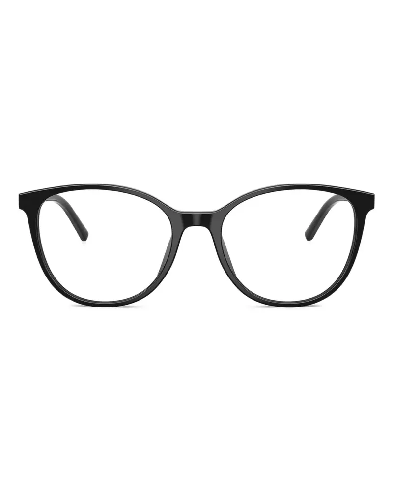 Dolce & Gabbana Brille mit rundem Gestell - Schwarz Schwarz