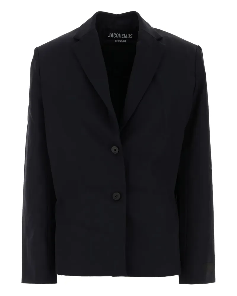 Jacquemus single-breasted blazer - Blau Blau