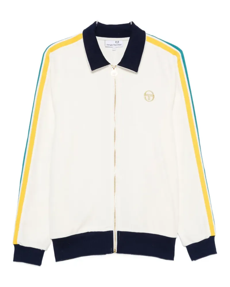 Sergio Tacchini logo-embroidered sweatshirt - Weiß Weiß