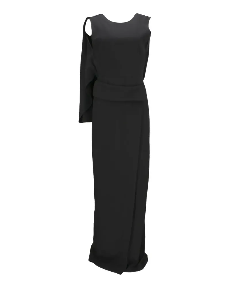 Tom Ford draped-panel maxi dress - Schwarz Schwarz