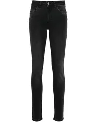 Liu Jo Bottom-Up Slim-Fit-Jeans Schwarz