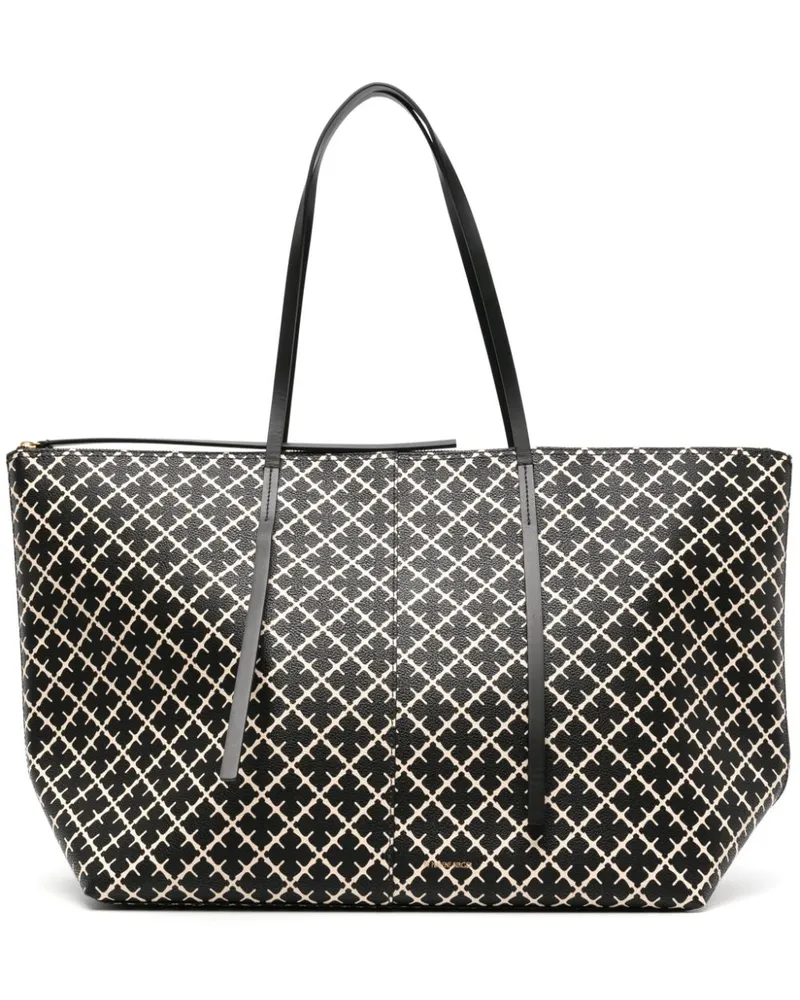 By Malene Birger Luze Shopper mit Logo-Print Schwarz