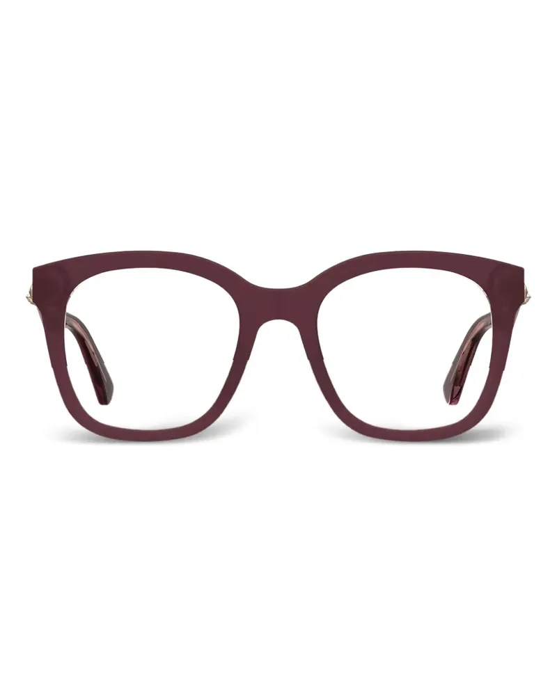 Moschino square-frame glasses - Rot Rot