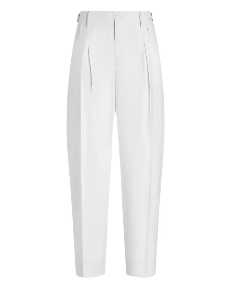 Dolce & Gabbana pleated trousers - Weiß Weiß