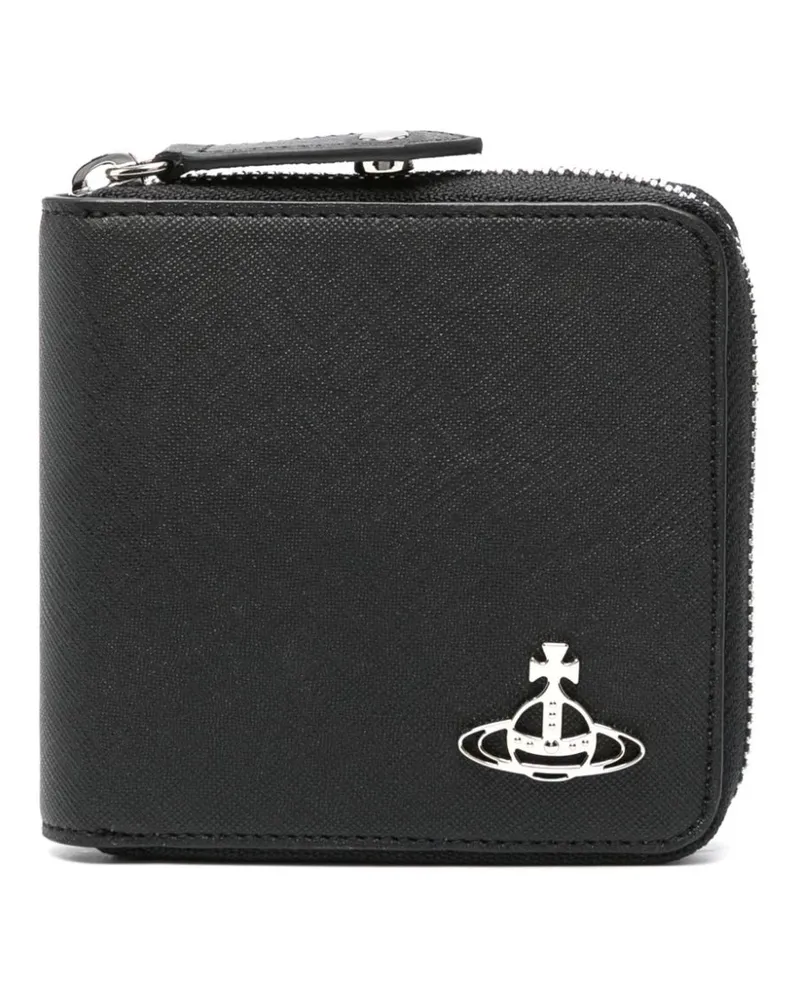 Vivienne Westwood Portemonnaie mit Schild - Schwarz Schwarz