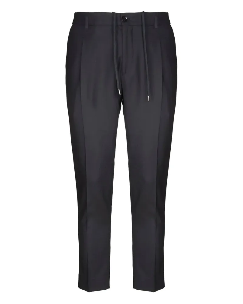 Be Able Bundfaltenhose mit Kordelzug - Schwarz Schwarz