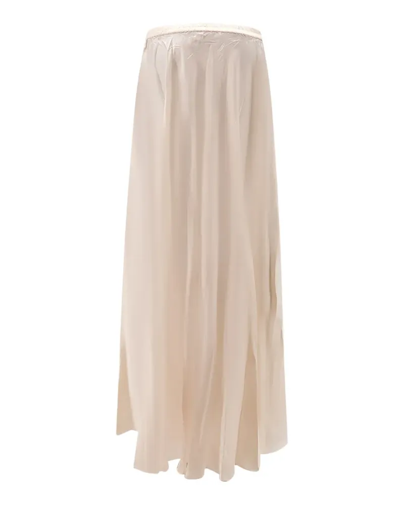 Mes Demoiselles Calista satin-effect maxi skirt - Nude Nude