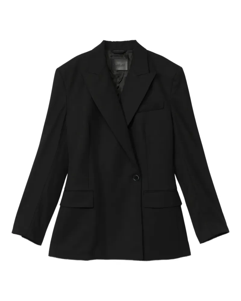Helmut Lang Blazer mit steigendem Revers - Schwarz Schwarz