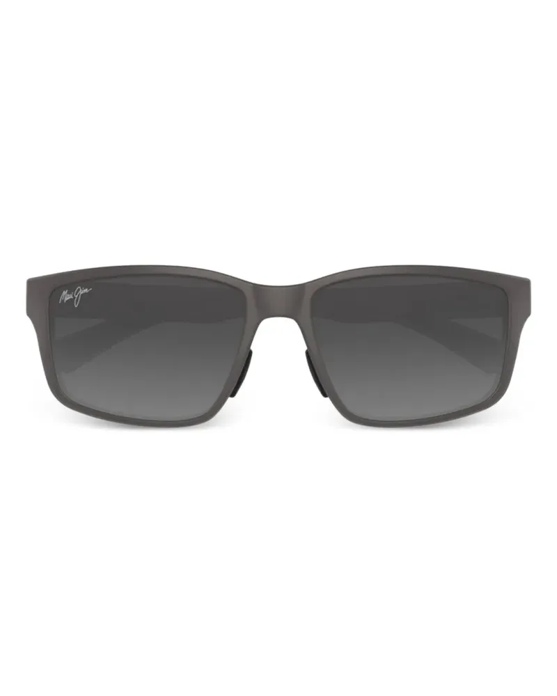 Maui Jim Walewaha rectangle-frame sunglasses - Grau Grau