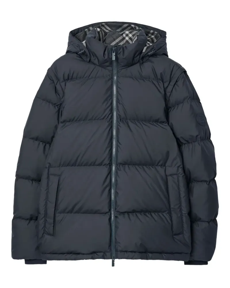 Burberry Gefütterte Jacke mit abnehmbaren Ärmeln - Blau Blau