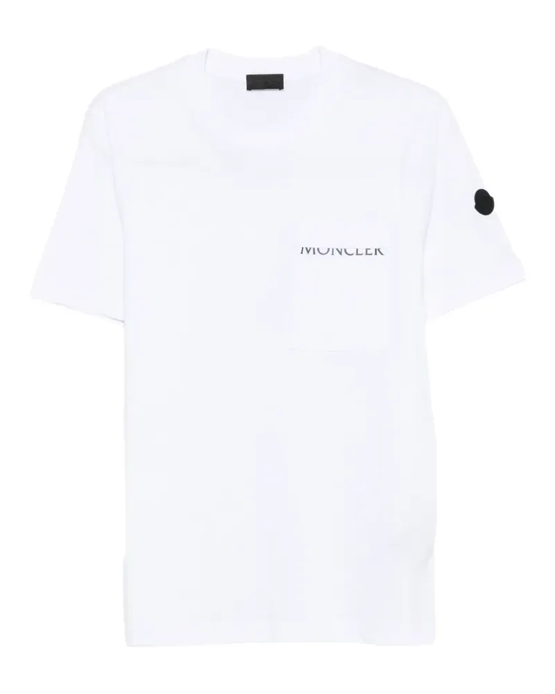 Moncler logo-print T-shirt - Weiß Weiß
