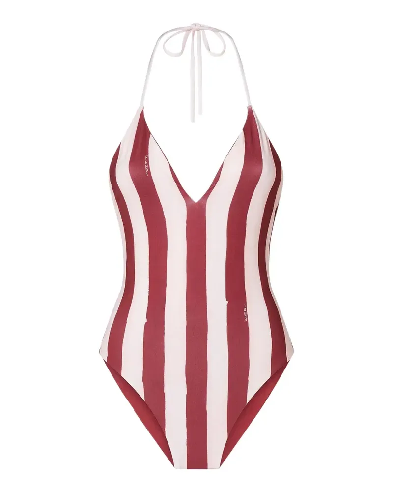 Fendi Wendbarer Pequin Badeanzug - Rot Rot