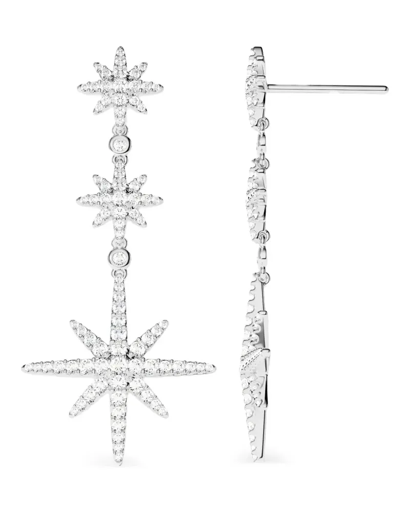 APM Monaco Triple Météorites earrings - Silber Silber