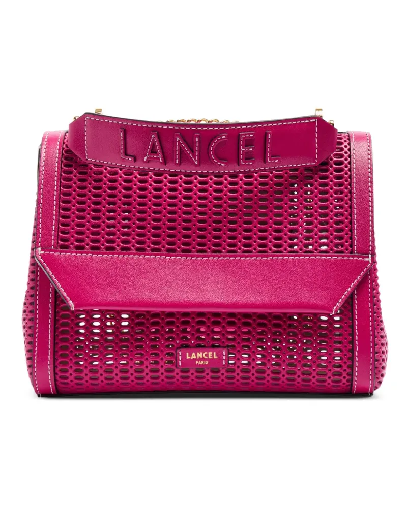 Lancel cut-out flap cross body bag - Rosa Rosa
