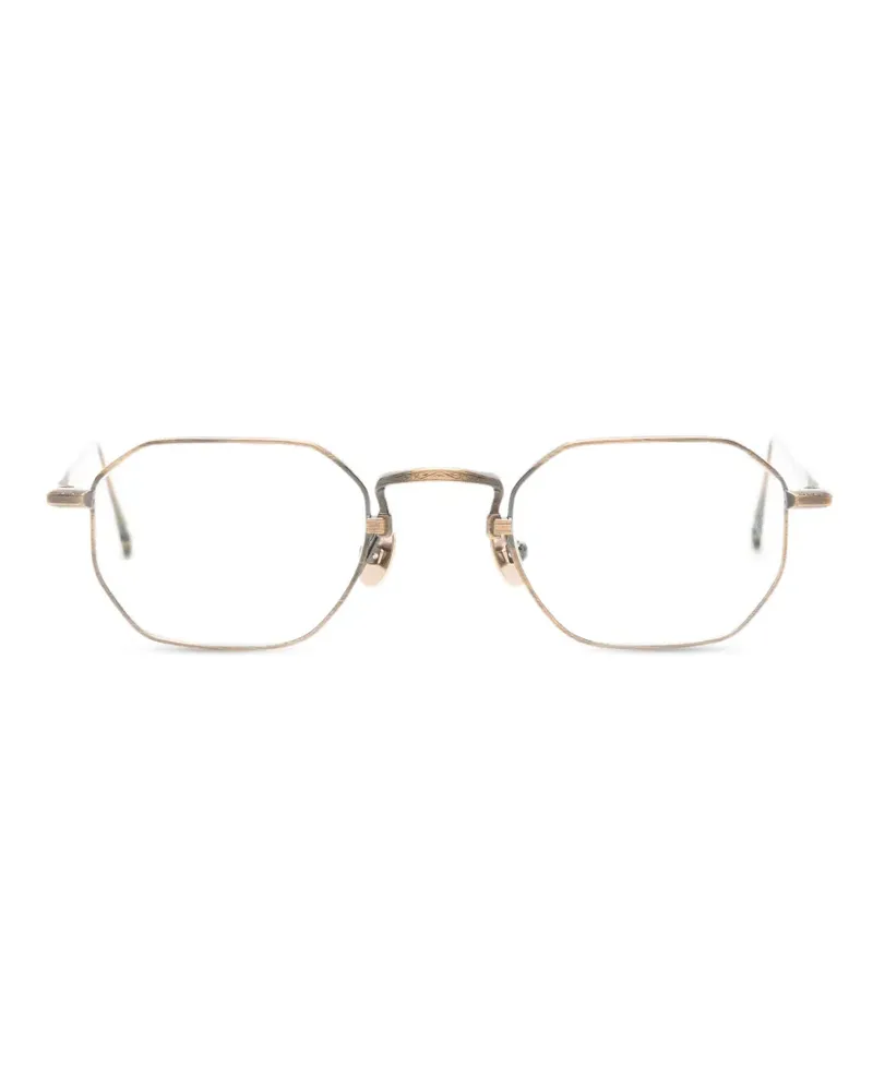 MATSUDA geometric-frame glasses - Braun Braun