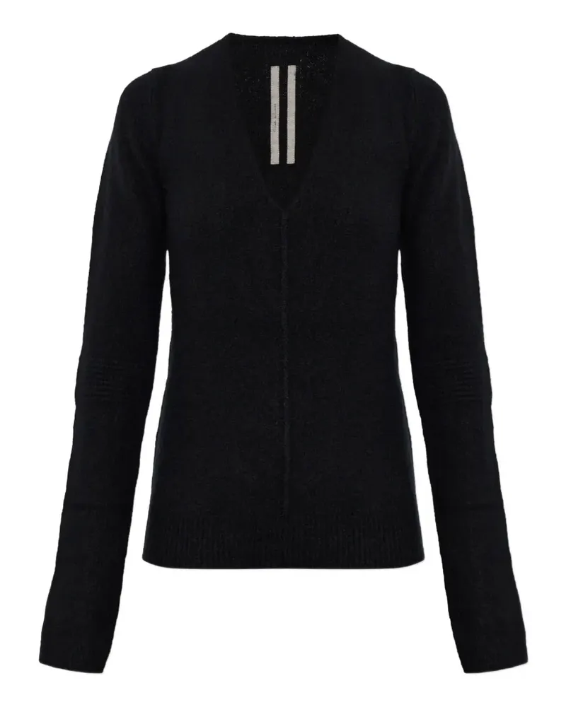 Rick Owens Pullover mit V-Ausschnitt - Schwarz Schwarz