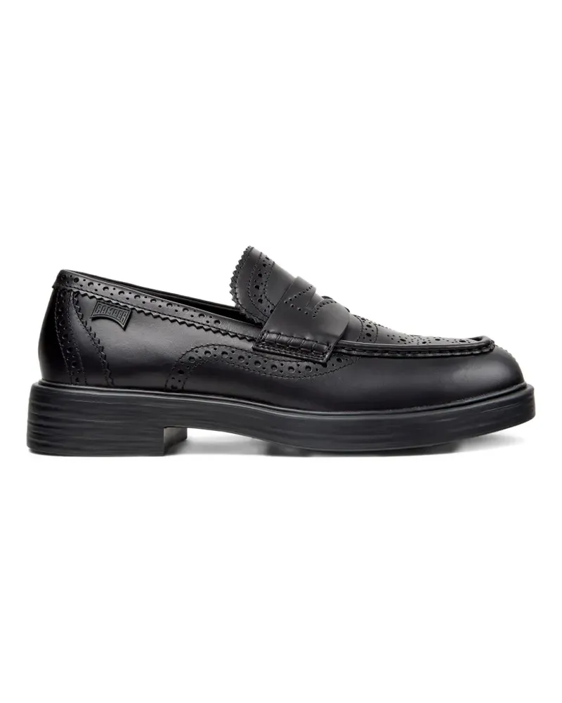 Camper Dean Twins leather loafers - Schwarz Schwarz