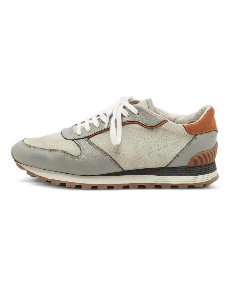 Brunello Cucinelli Sneakers mit Schnürung - Nude Nude