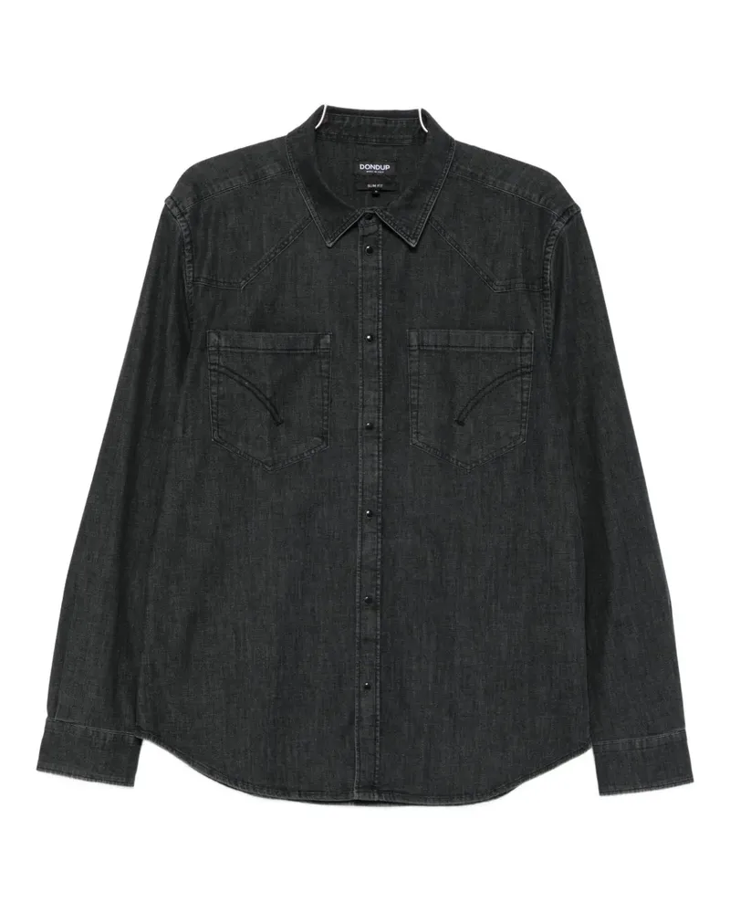 Dondup denim shirt - Schwarz Schwarz