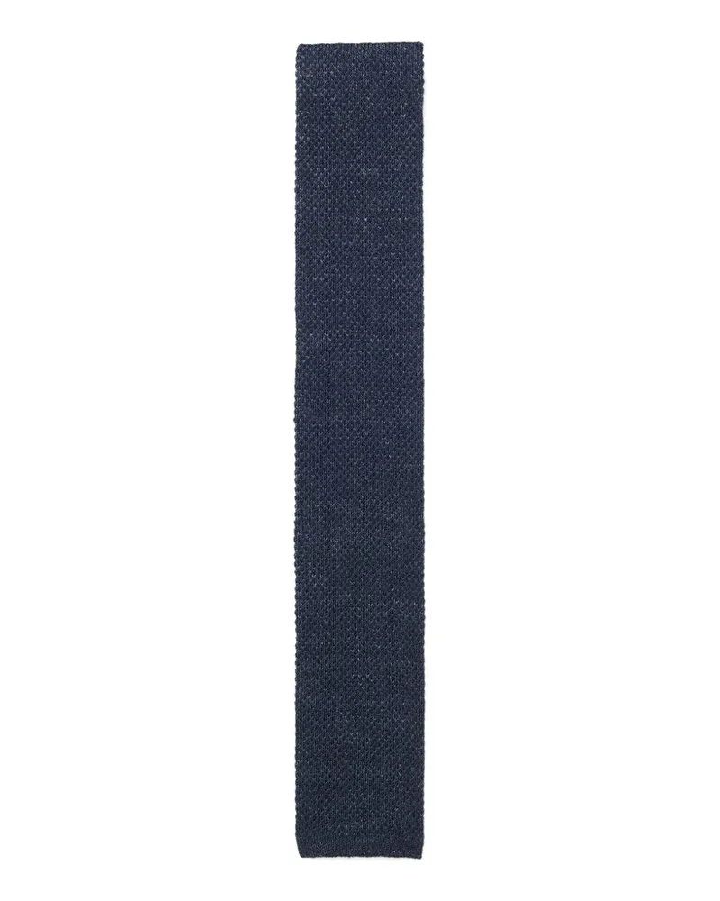 HUGO BOSS x Beckam Strickkrawatte - Blau Blau