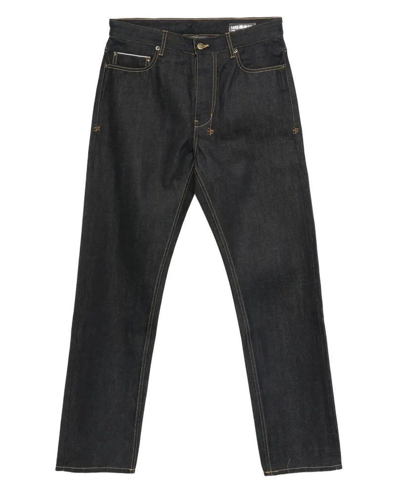 ksubi contrast-stitching jeans - Blau Blau