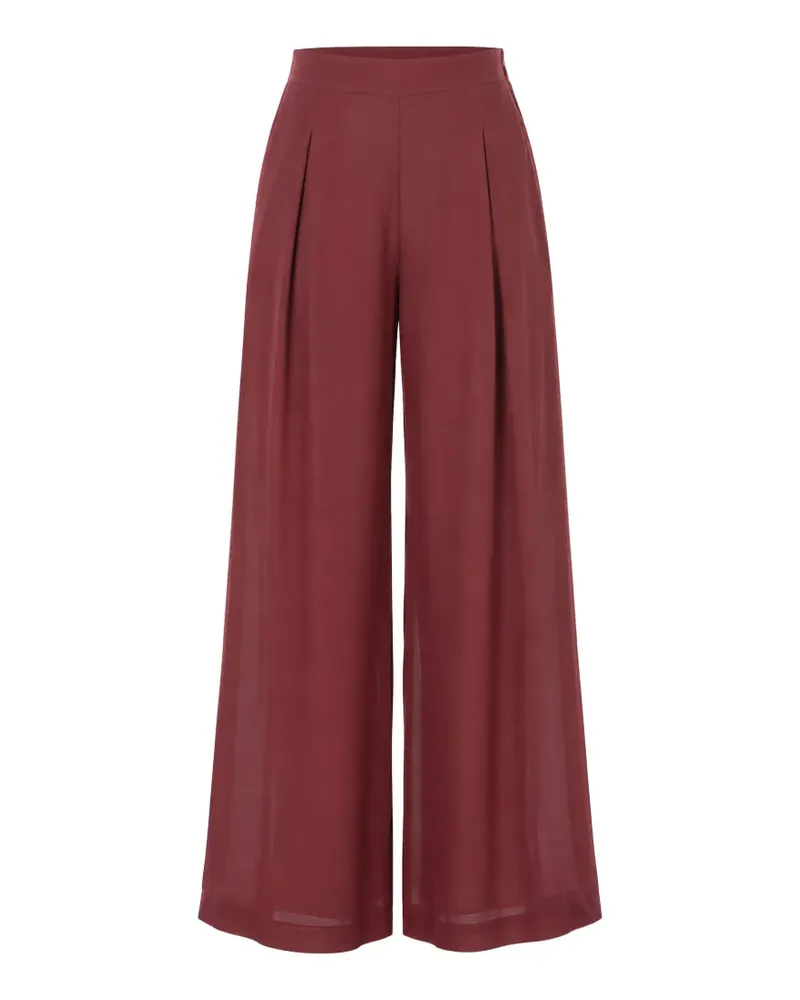 Kaos pleated palazzo pants - Rot Rot