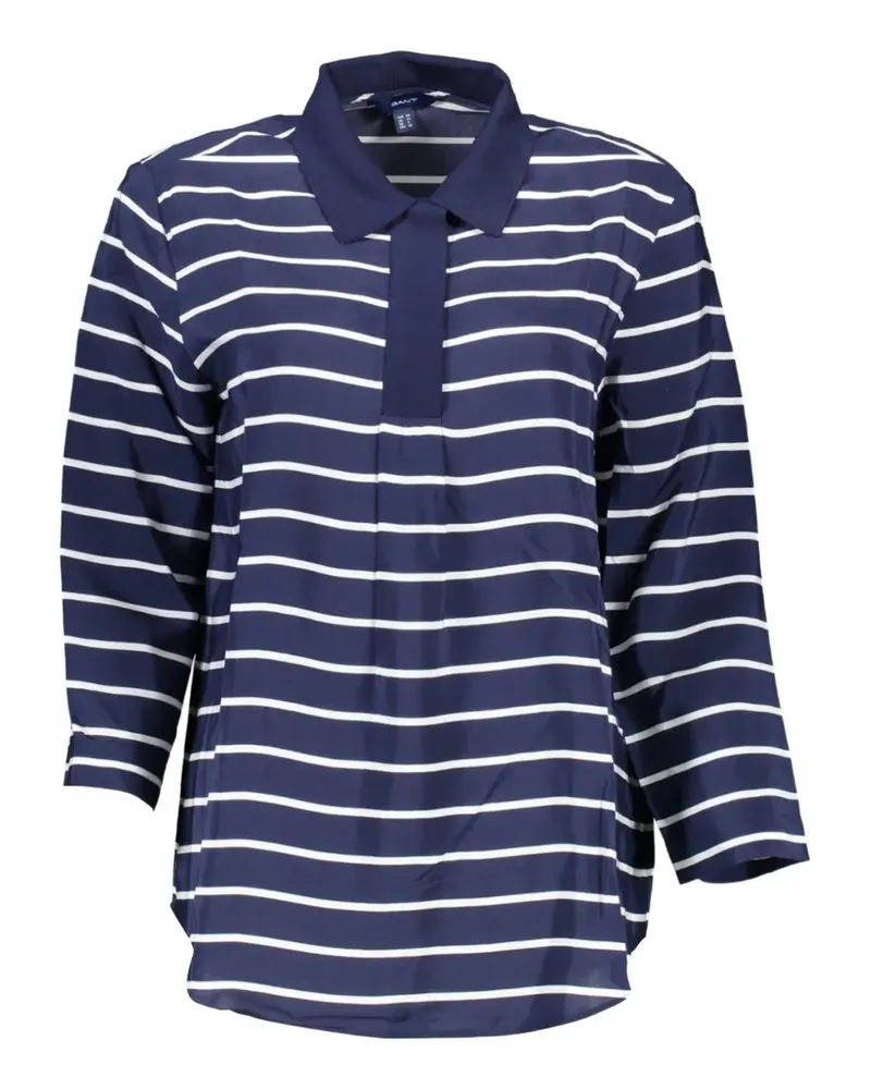 Gant striped polo shirt - Blau Blau