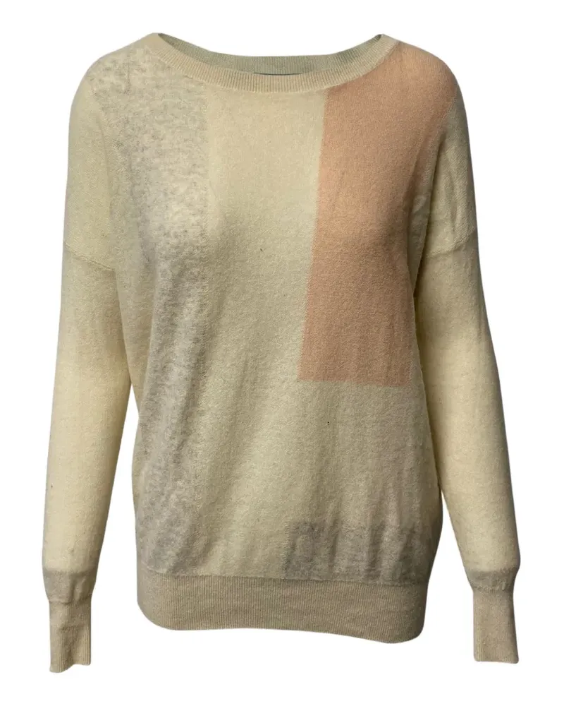 Vince colourblock ribbed sweater - Nude Nude