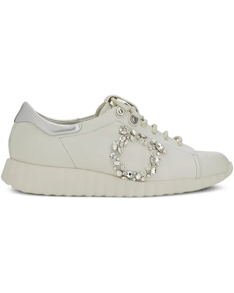 Ferragamo Gancini Sneakers - Nude Nude
