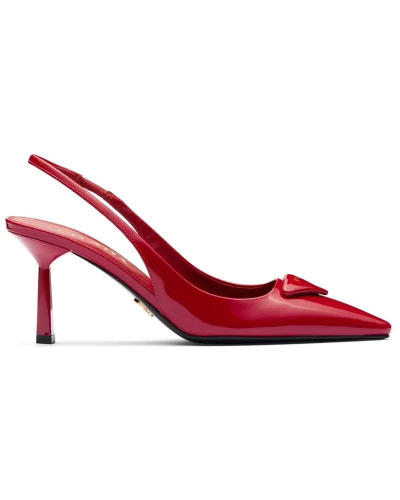 Prada Slingback-Pumps 75mm Rot