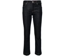 Tief sitzende Record Cropped-Jeans