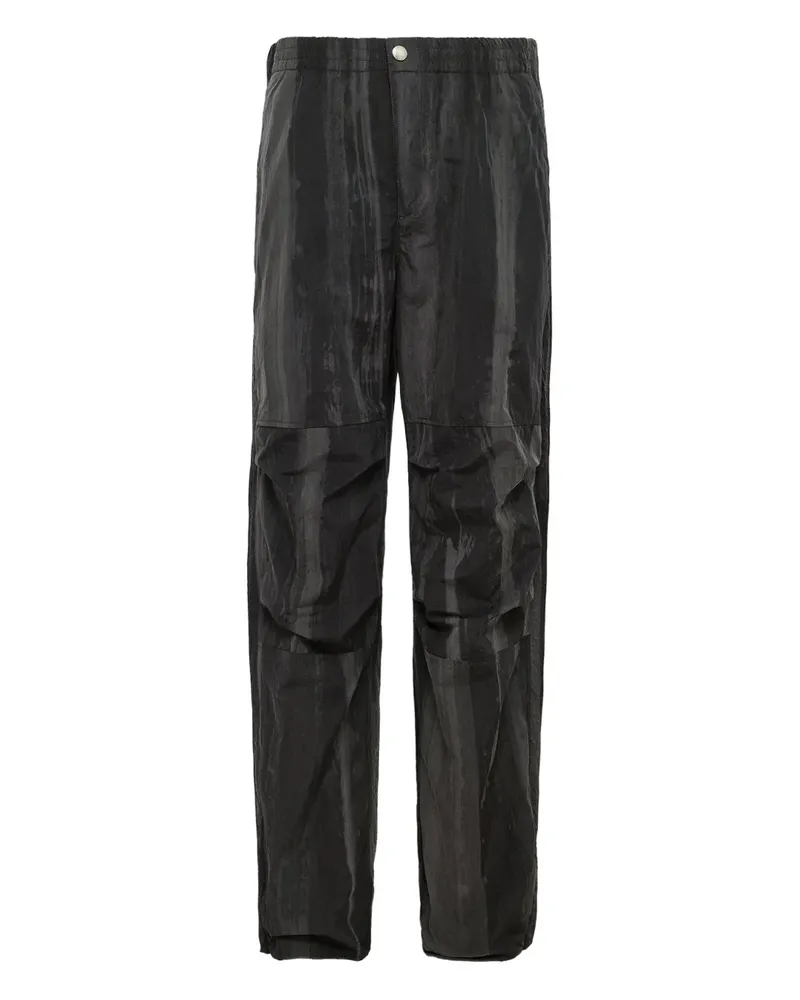 SOLID HOMME Hose mit Kontrasteinsätzen - Grau Grau