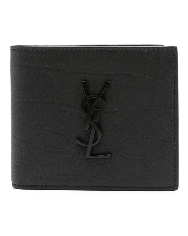 Saint Laurent Monogram' Portemonnaie - Schwarz Schwarz