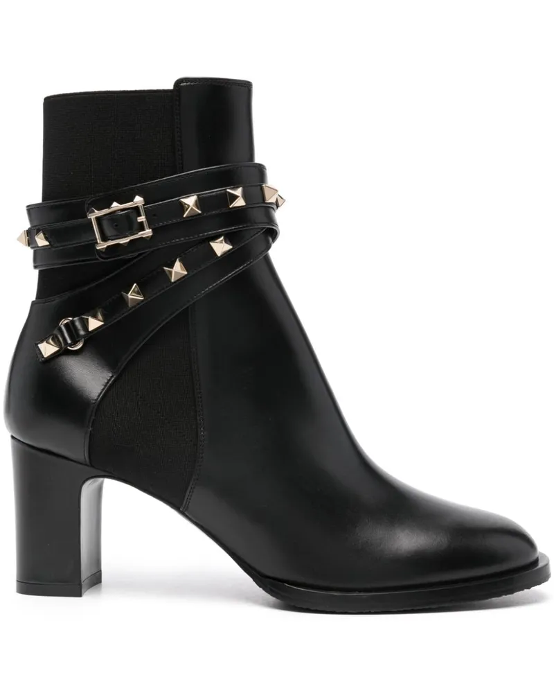 Valentino Garavani Rockstud Stiefeletten Schwarz