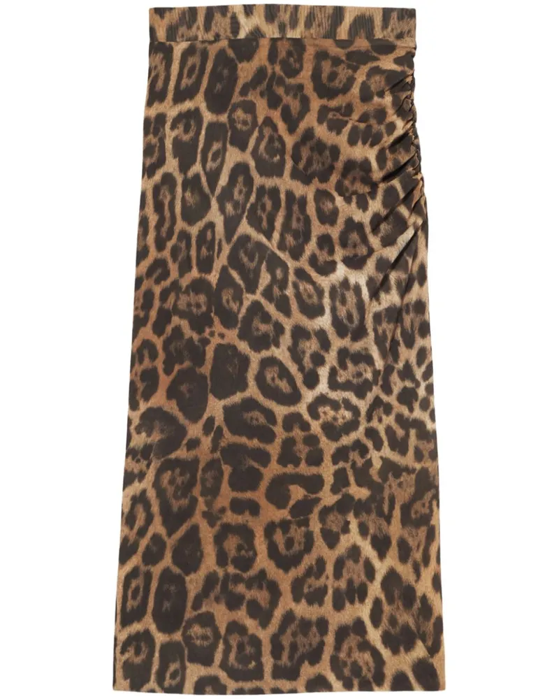 Stella McCartney Rock mit Leopardenmuster - Nude Nude