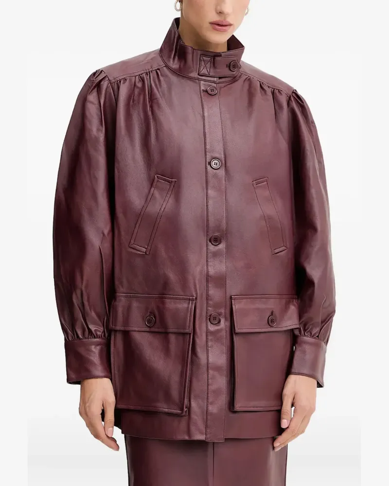 Bardot Clements button-fastening jacket - Rot Rot