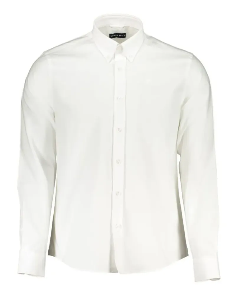 North Sails button-down collar oxford shirt - Weiß Weiß