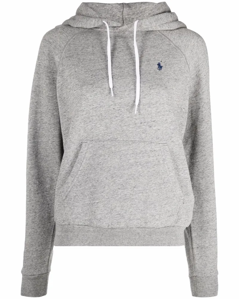 Ralph Lauren Hoodie mit Pony-Stickerei - Grau Grau
