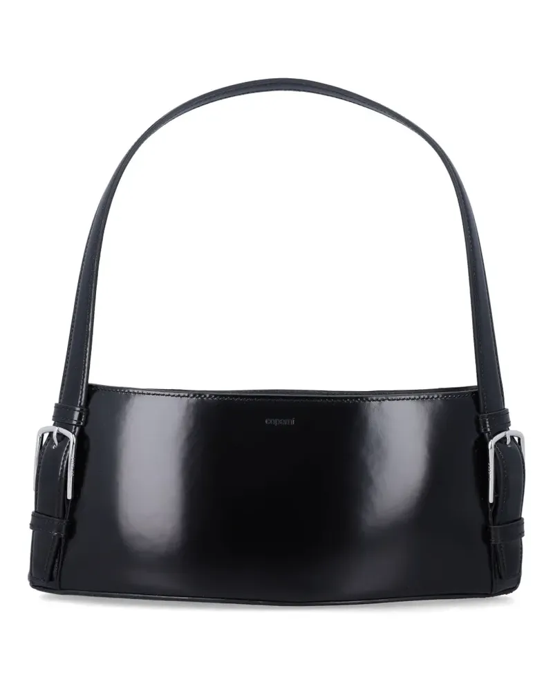 COPERNI Ergonomic buckle-detail leather shoulder bag - Schwarz Schwarz