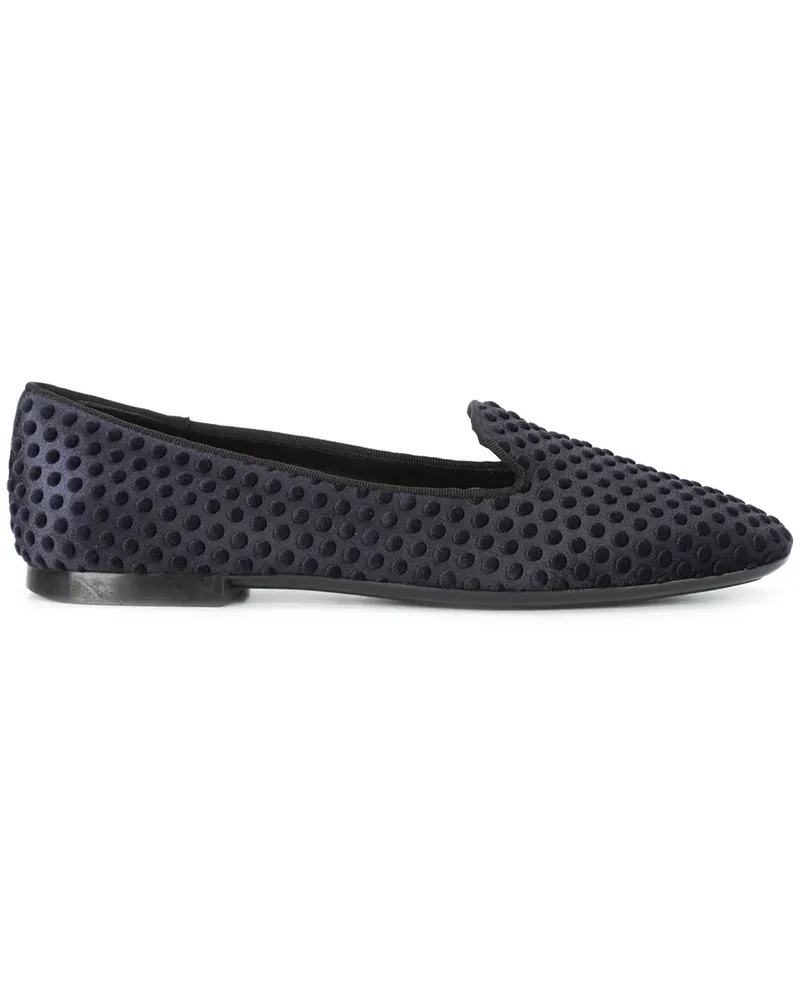 TOD'S Gepunktete Slipper - Schwarz Schwarz
