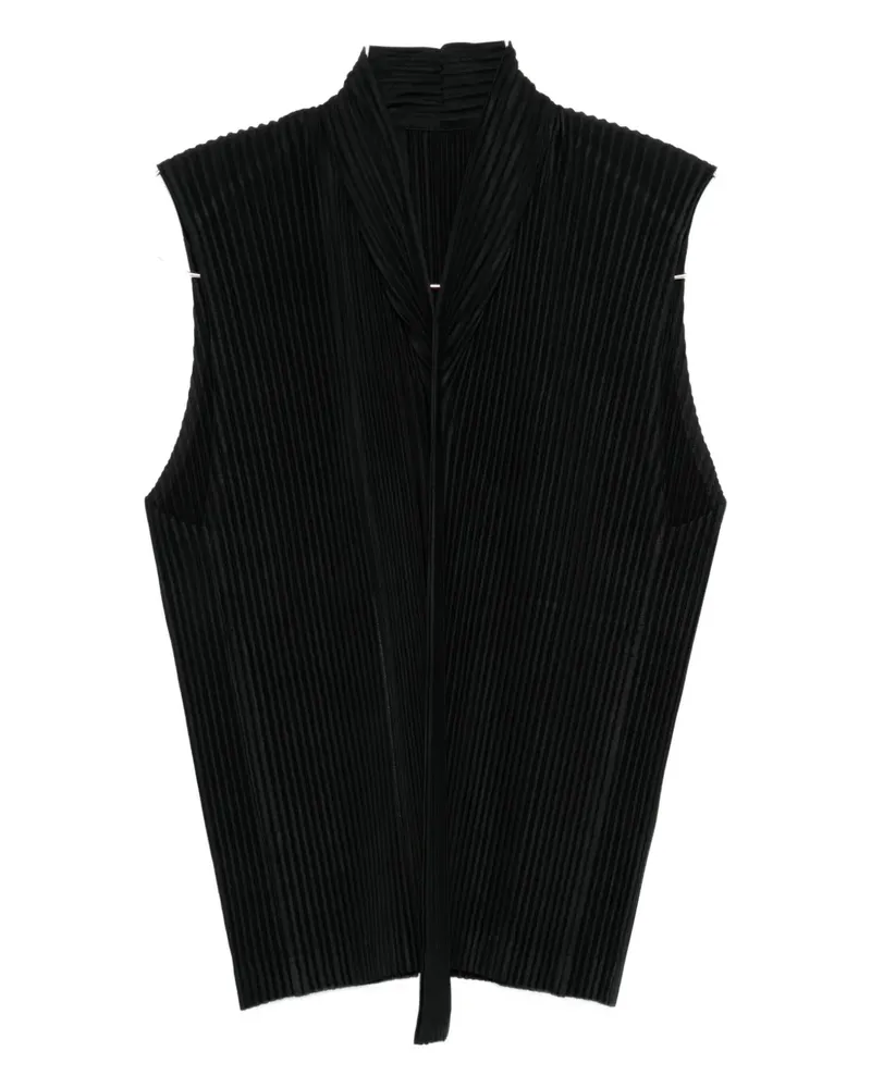 Issey Miyake Monthly Colors September top - Schwarz Schwarz