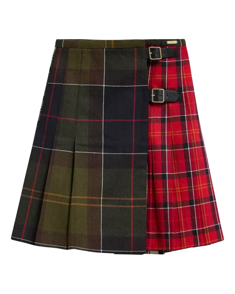 Barbour Gillian Minirock mit Schottenkaro - Rot Rot