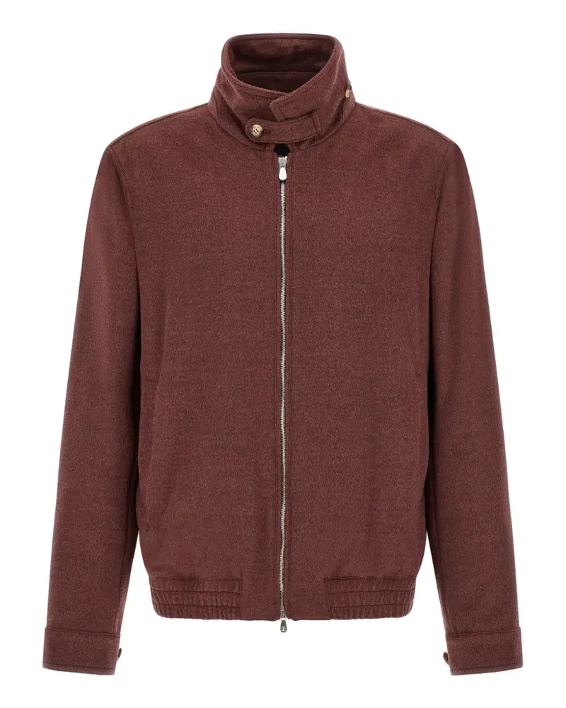 Brunello Cucinelli Jacke mit Reißverschluss - Rot Rot